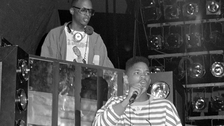 DJ Jazzy Jeff and Will Smith performing 