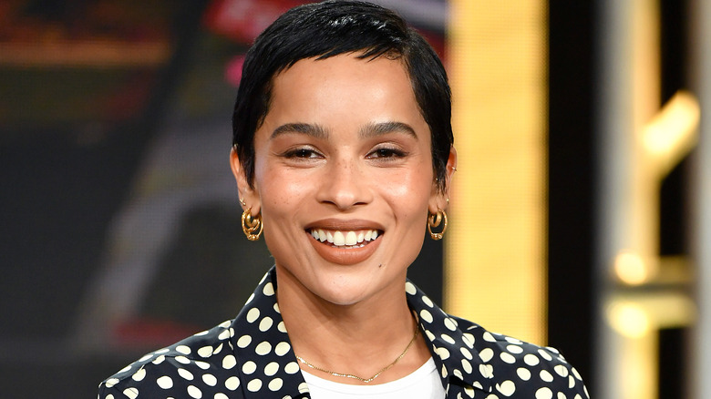 Zoe Kravitz, smiling, 2020 interview 