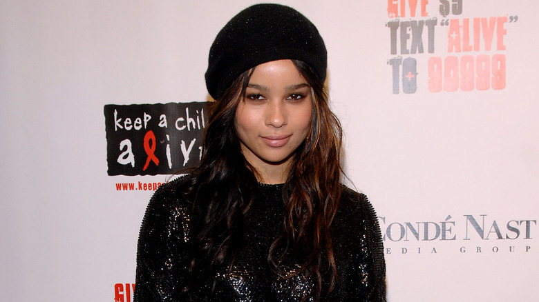 Zoe Kravitz, 2008, wearing a hat