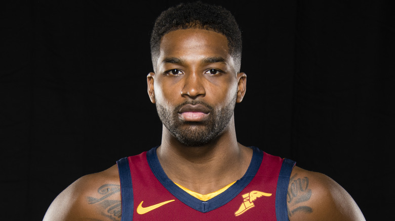 Tristan Thompson posing