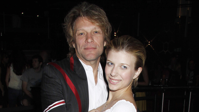 Stephanie Bongiovi and Jon Bon Jovi at an event 