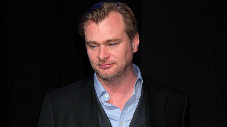 Christopher Nolan looking down