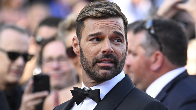 Ricky Martin in a tuxedo 