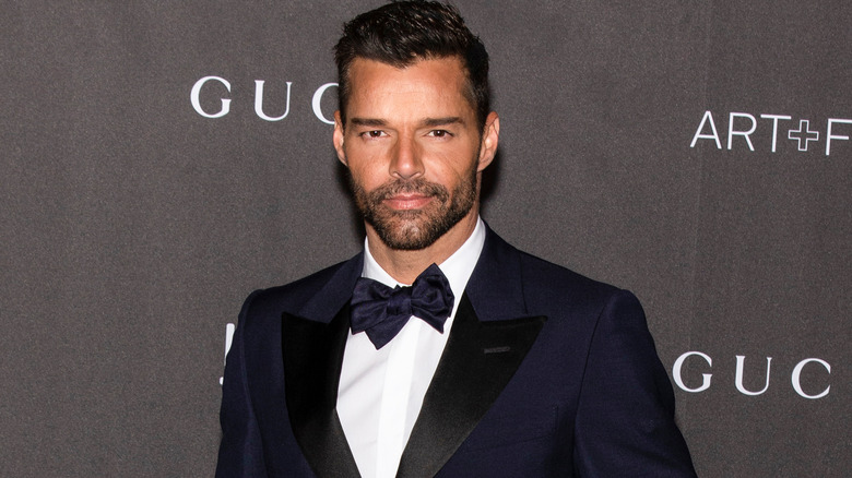 Ricky Martin in tuxedo