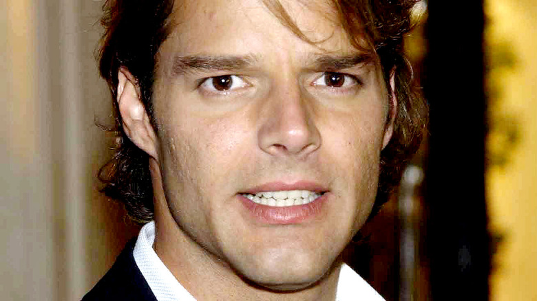 Ricky Martin posing 2002