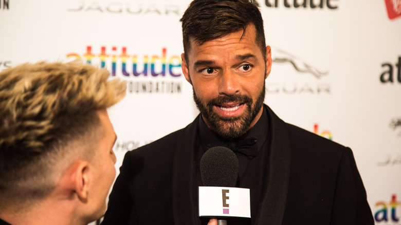 Ricky Martin red carpet interview 