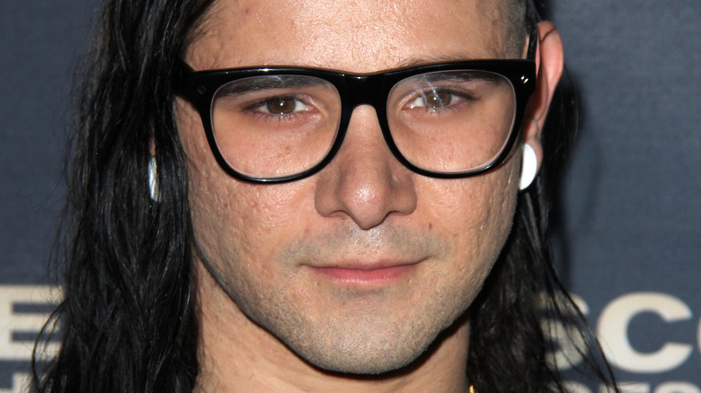 Skrillex smiling