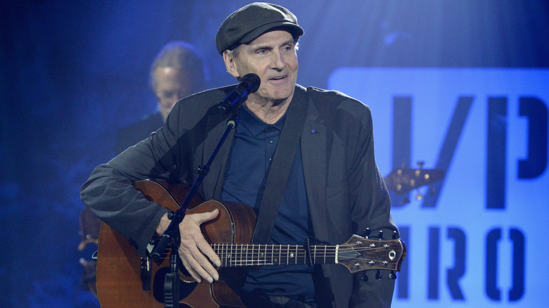 James Taylor performing in 2018