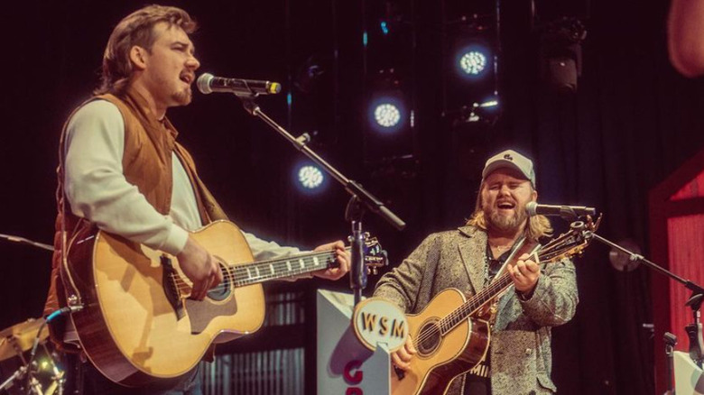 ERNEST and Morgan Wallen performing