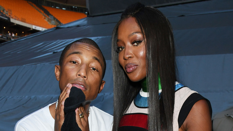 Pharrell Williams and Naomi Campbell at Global Citizen Festival 2018