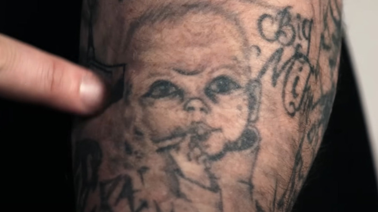 Jelly Roll's baby tattoo