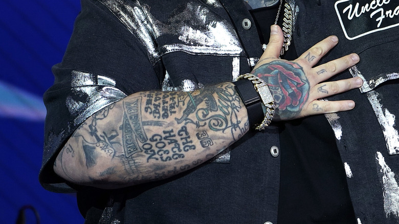 Jelly Roll's arm tattoos