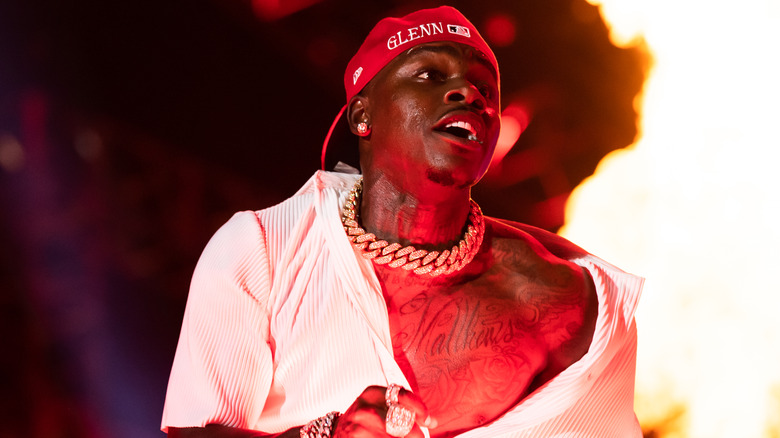 DaBaby performing at Rolling Loud