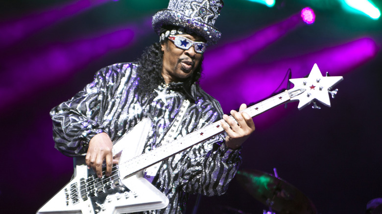 Bootsy Collins smiling