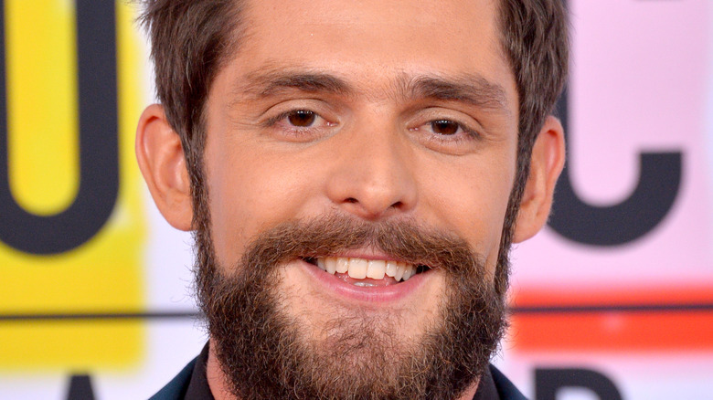 Thomas Rhett smiling