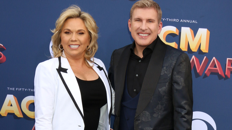 ulie Chrisley, Todd Chrisley at the Academy of Country Music Awards 2018 