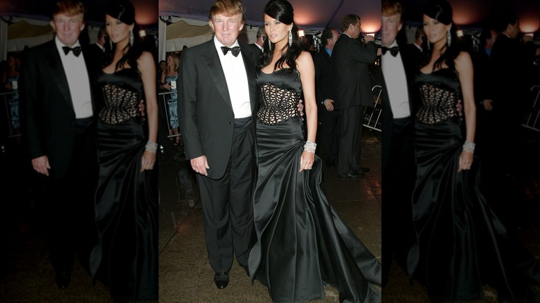 Donald Trump and Melania Trump at 2004 Met Gala