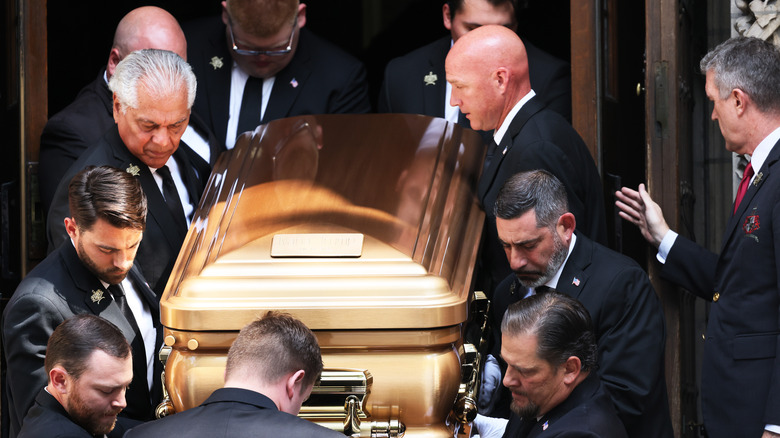 Ivana Trump's casket 