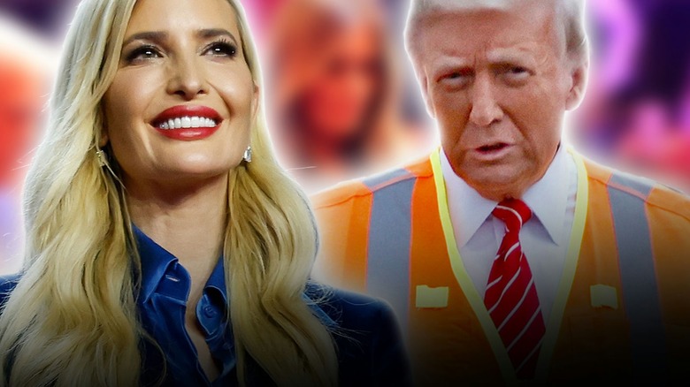 Side by side photos of Donald Trump and Ivanka Trump