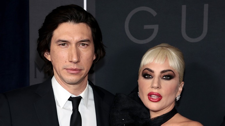 Adam Driver and Lady Gaga on the red carpet