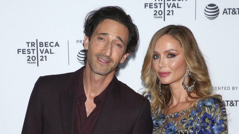 Adrien Brody and Georgina Chapman at 2021 Tribeca Festival 