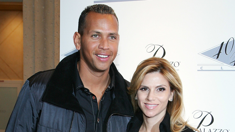 Alex Rodriguez and Cynthia Scurtis on the red carpet