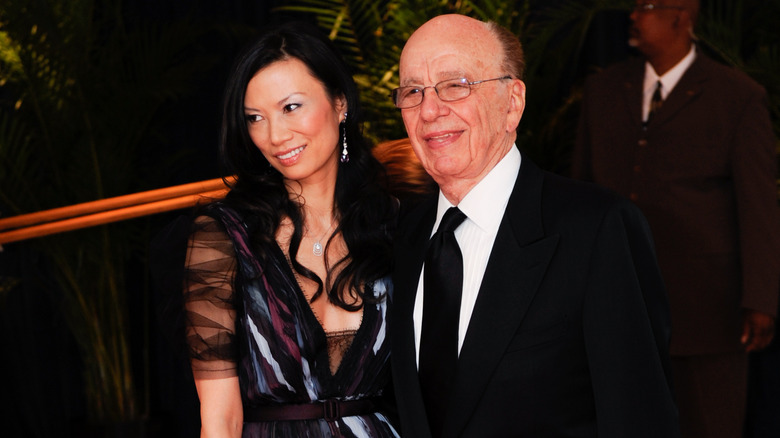 Wendi Deng and Rupert Murdoch