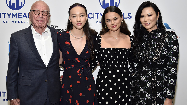 Rupert Murdoch, Wendi Deng, daughters