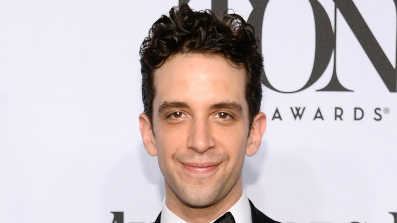 Nick Cordero on the Tony Awards red carpet