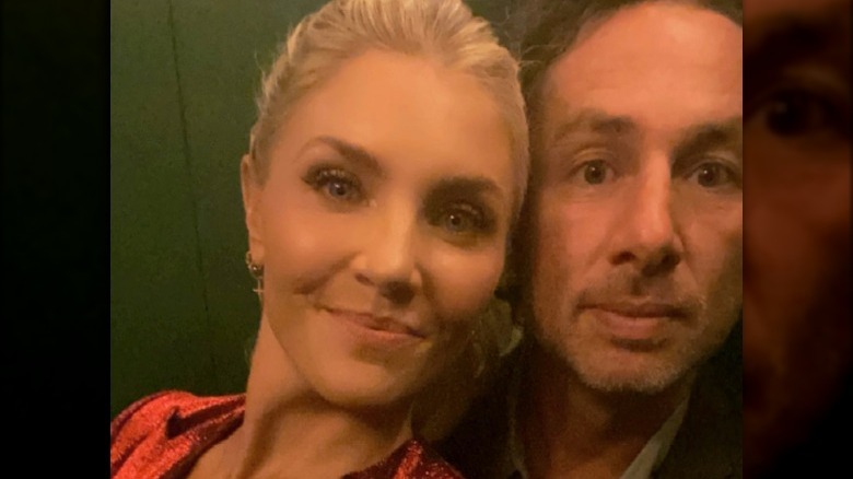 Amanda Kloots and Zach Braff selfie