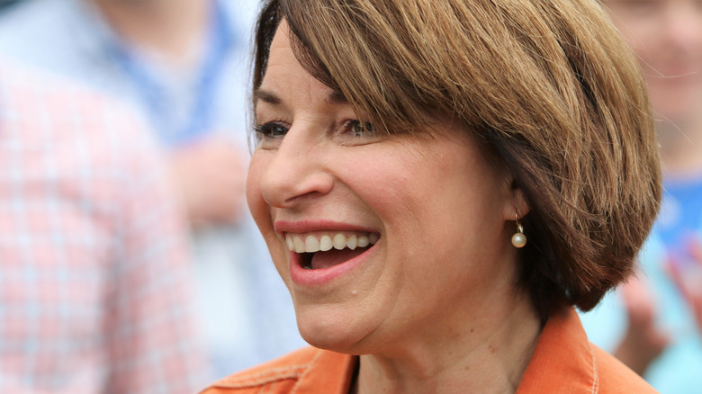 Amy Klobuchar smiling