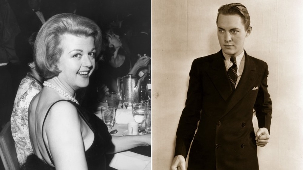 Angela Lansbury and Richard Cromwell split image