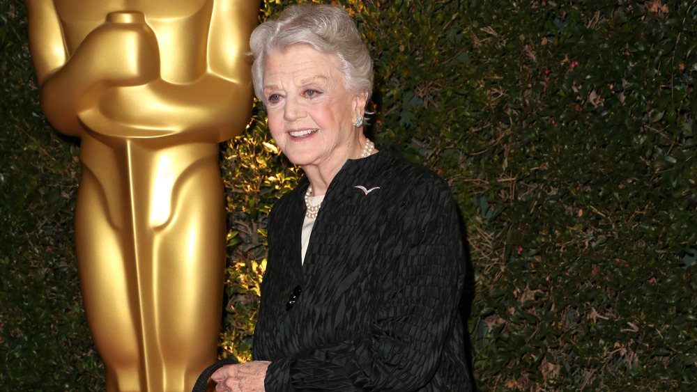 Angela Lansbury on the red carpet