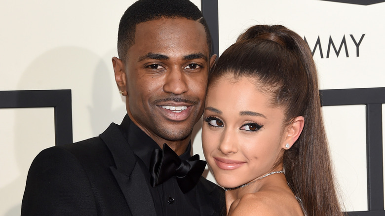 Big Sean and Ariana Grande at the Grammys