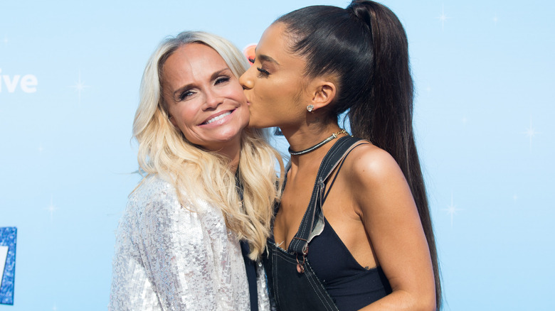 Kristin Chenoweth, Ariana Grande at the "Hairspray Live!" Press Junket