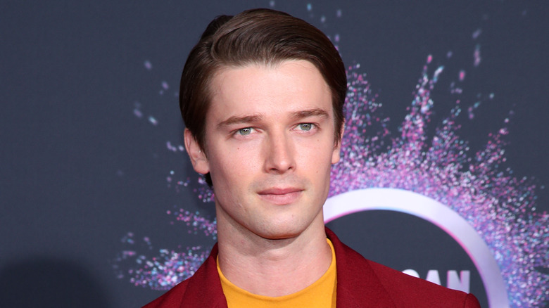 Patrick Schwarzenegger posing