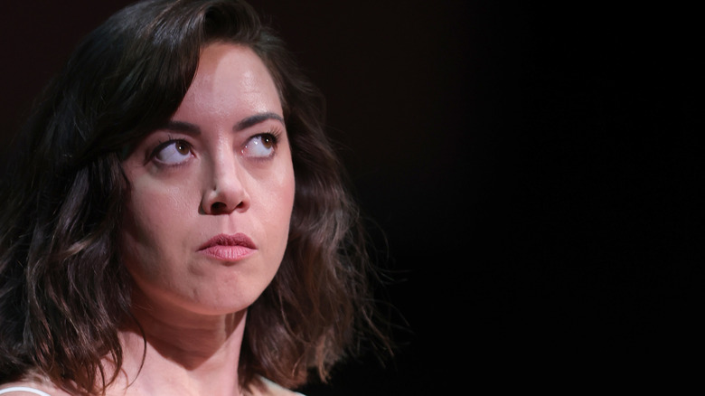 Aubrey Plaza takes part in SAG-AFTRA Foundation Conversations: "Emily The Criminal"