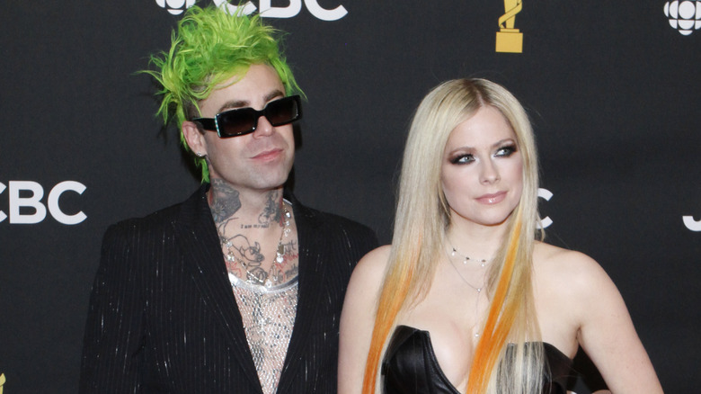 Mod Sun and Avril Lavigne on the red carpet