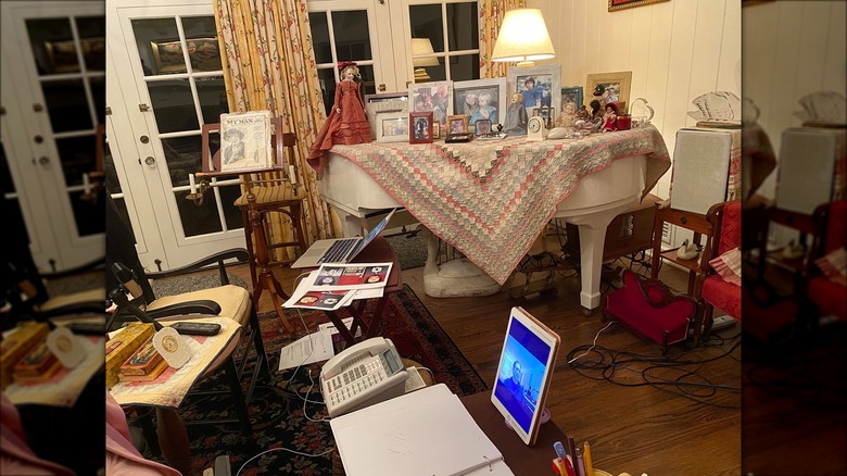 Barbra Streisand home studio in Grandma's house