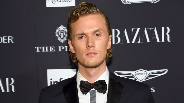 Barron Hilton in suit