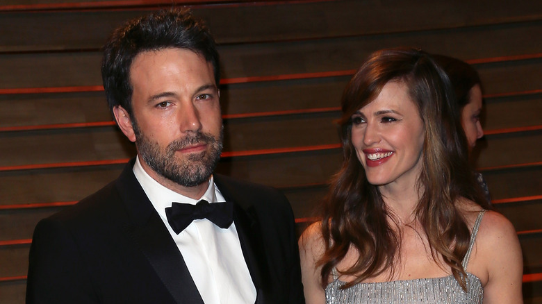 Ben Affleck and Jennifer Garner smiling 