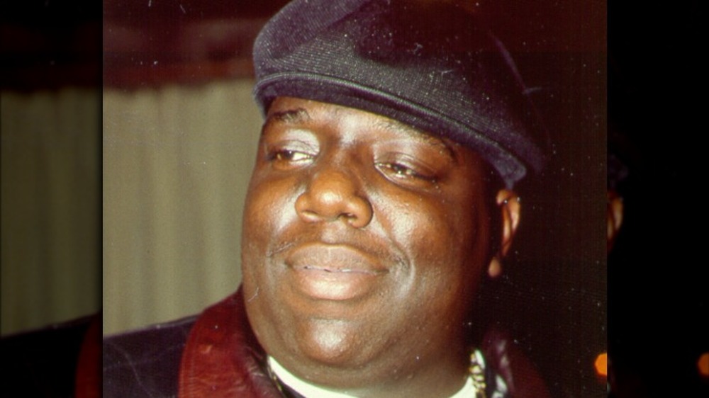 Biggie Smalls smiling