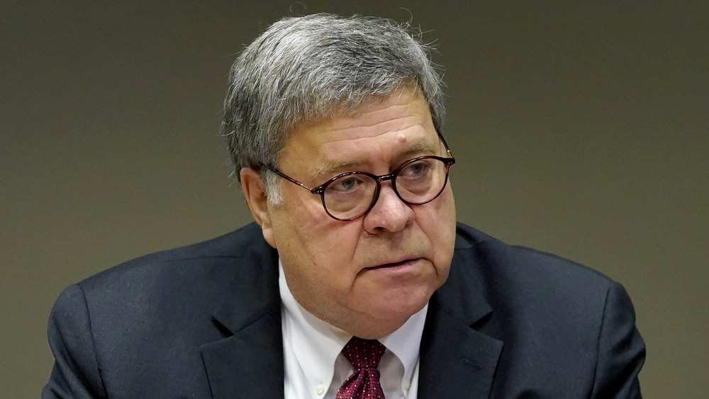 Bill Barr looking serious