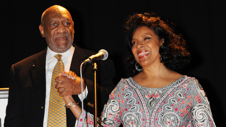 Phylicia Rashad with Bill Cosby at a gala in 2011