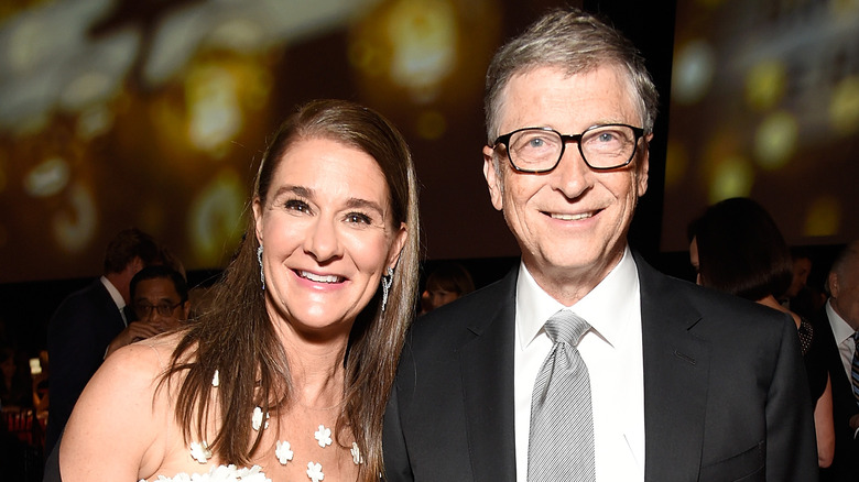 Melinda Gates and Bill Gates smiling together