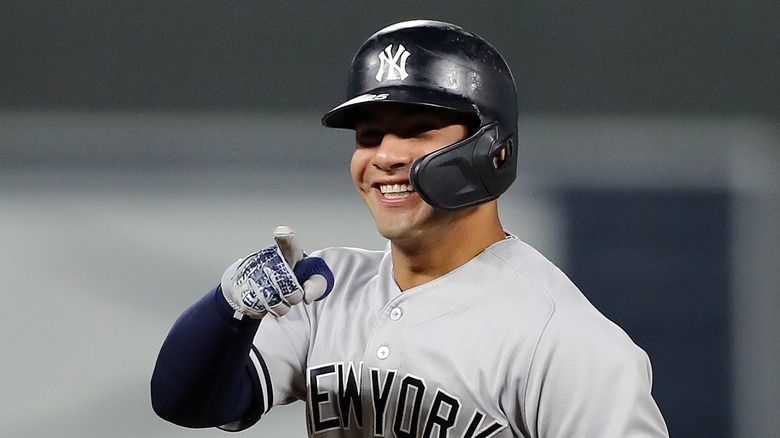 Gleyber Torres playing baseball 