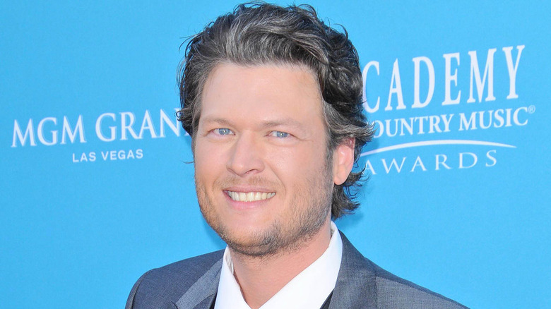 Blake Shelton smiling