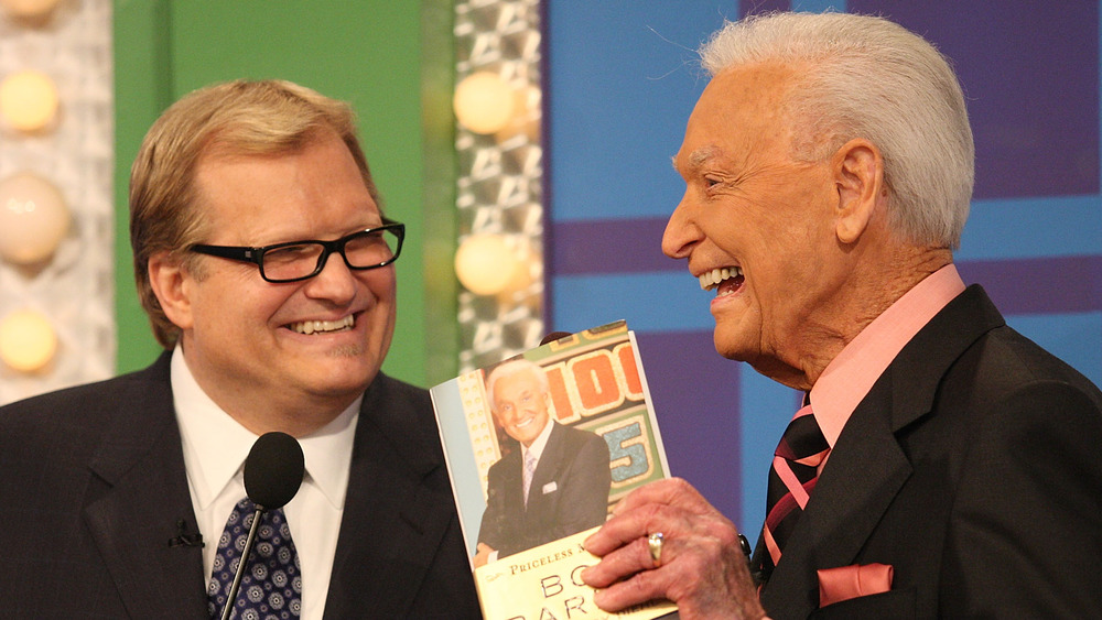 Bob Barker and Drew Carey smiling