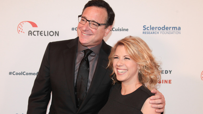 Fuller House Bob Saget and Jodie Sweetin laughing