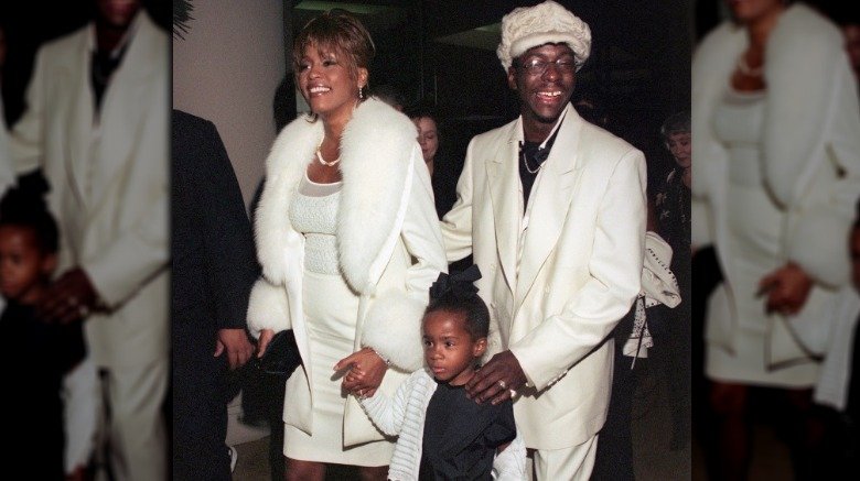 Bobbi Kristina, Whitney Houston and Bobby Brown